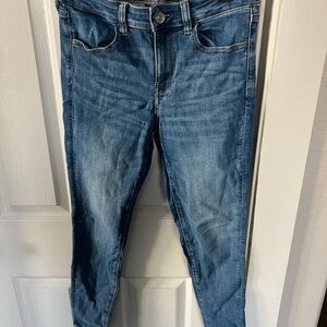 American Eagle Outfitters Women's Blue Skinny Jeans